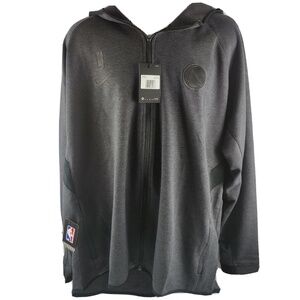 Nike Golden State Warriors Showtime Thermaflex Zip-Up Hoodie AV1535-032 (Gray)